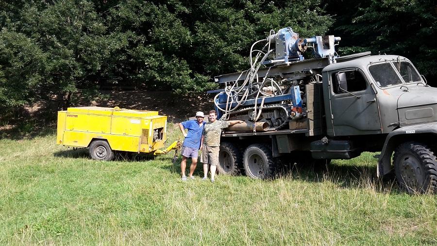 Vŕtanie studní - realizácia 2015