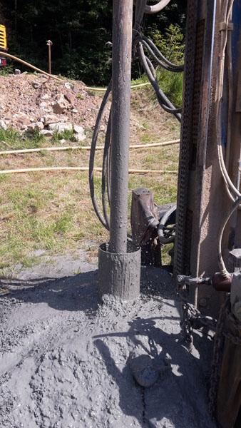 Vŕtanie studní - realizácia 2016